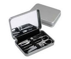 Espejo set manicure personalizado con logo