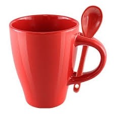 Tazón Con Cuchara personalizado con logo