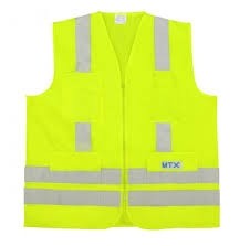 Chaleco Reflectante Supervisor personalizado con logo