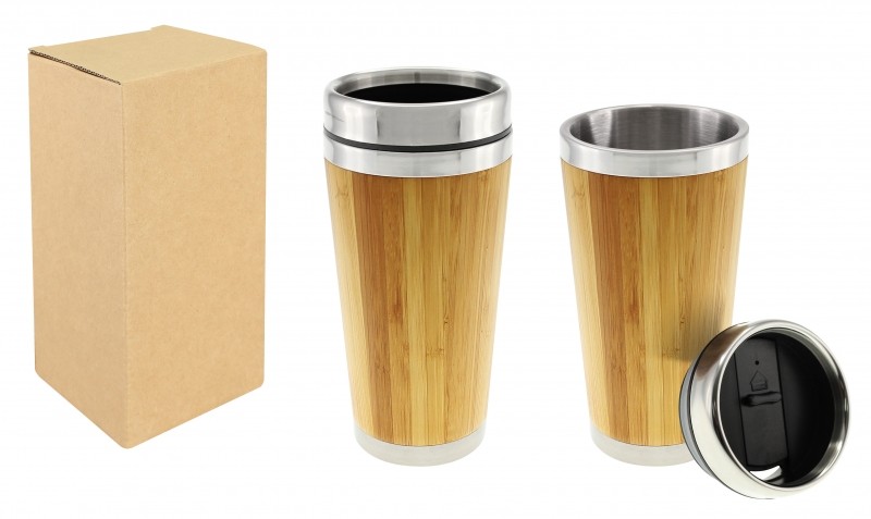 Mug De Bamboo personalizado con logo