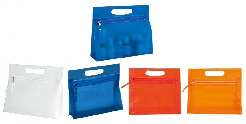 Cosmetiquero Grande Pvc personalizado con logo