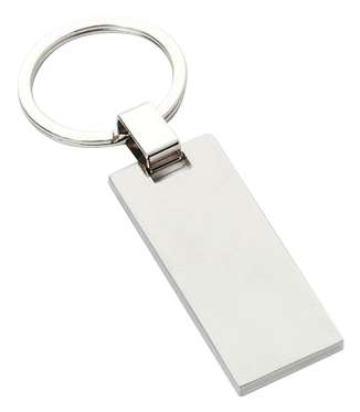 Llavero Metal plano rectangular