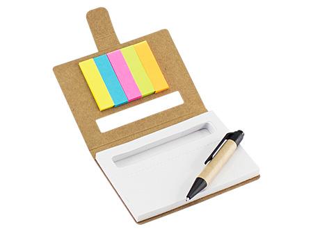 Libreta Eco Con Boligrafo personalizado con logo