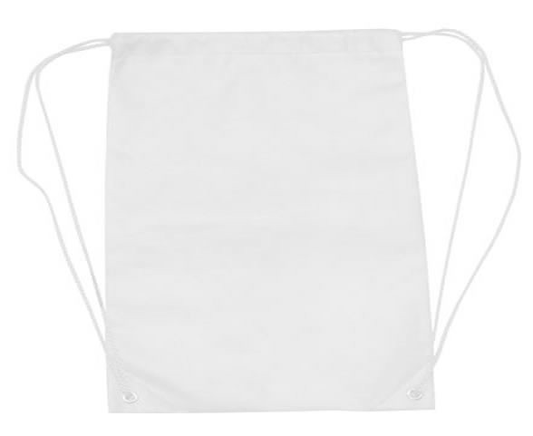 Bolsa morral mochila ecologica 35x43 cm — en uso