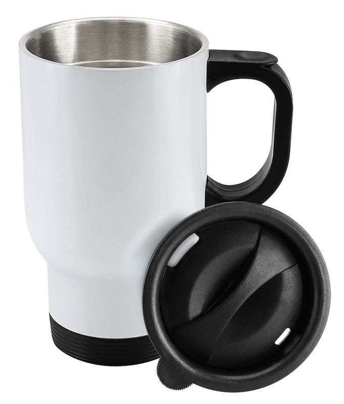 Mug térmico Blanco — otro ángulo