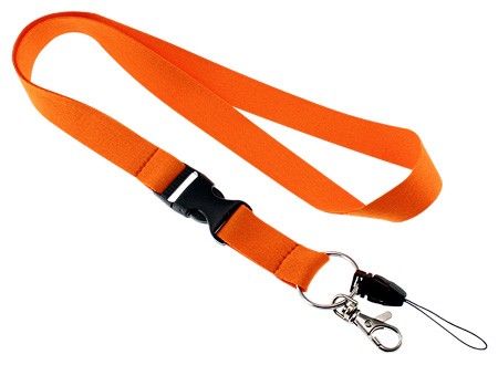 Lanyard liso con porta credencial — medidas