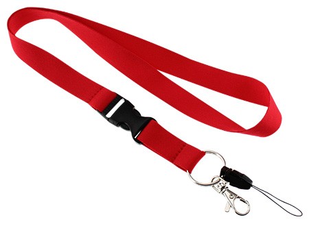 Lanyard liso con porta credencial — vista 7