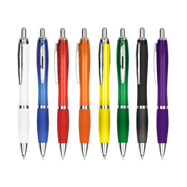 Bolígrafo Plástico Wind Color personalizado con logo