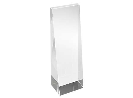 Trofeo cristal Columna torre personalizado con logo